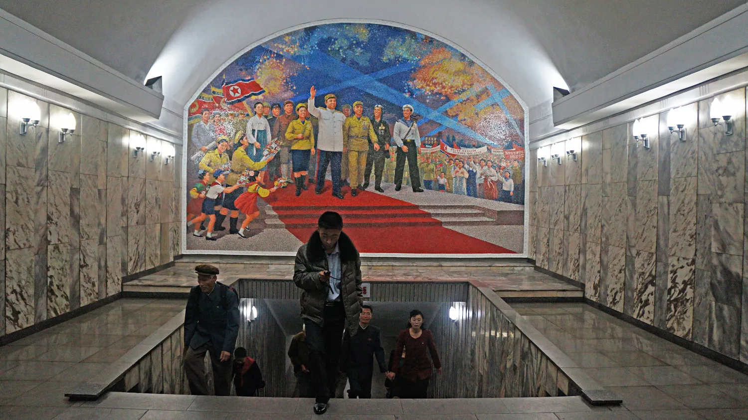 Chonsung Metro Station - Pyongyang - North Korea
