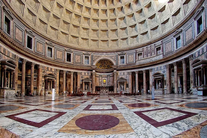 Pantheon inside - Rome - Italy