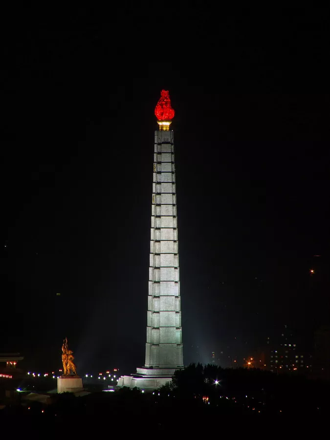 Juche Tower - Pyongyang - North Korea