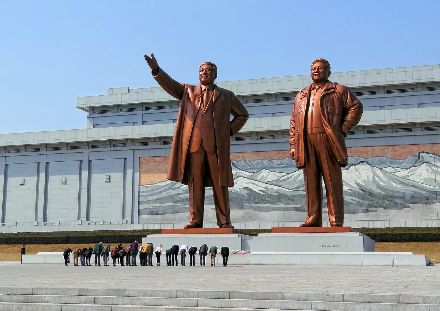 Mansu Hill Grand Monument - 만수대대기념비 - Pyongyang - North Korea