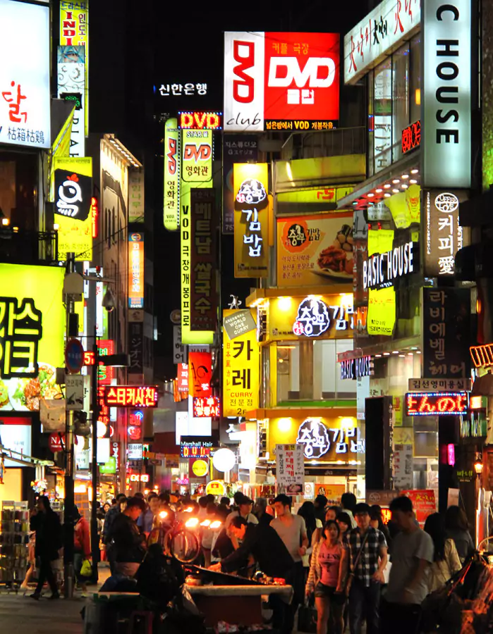 Myeong-dong Walking Street - Seoul - South Korea