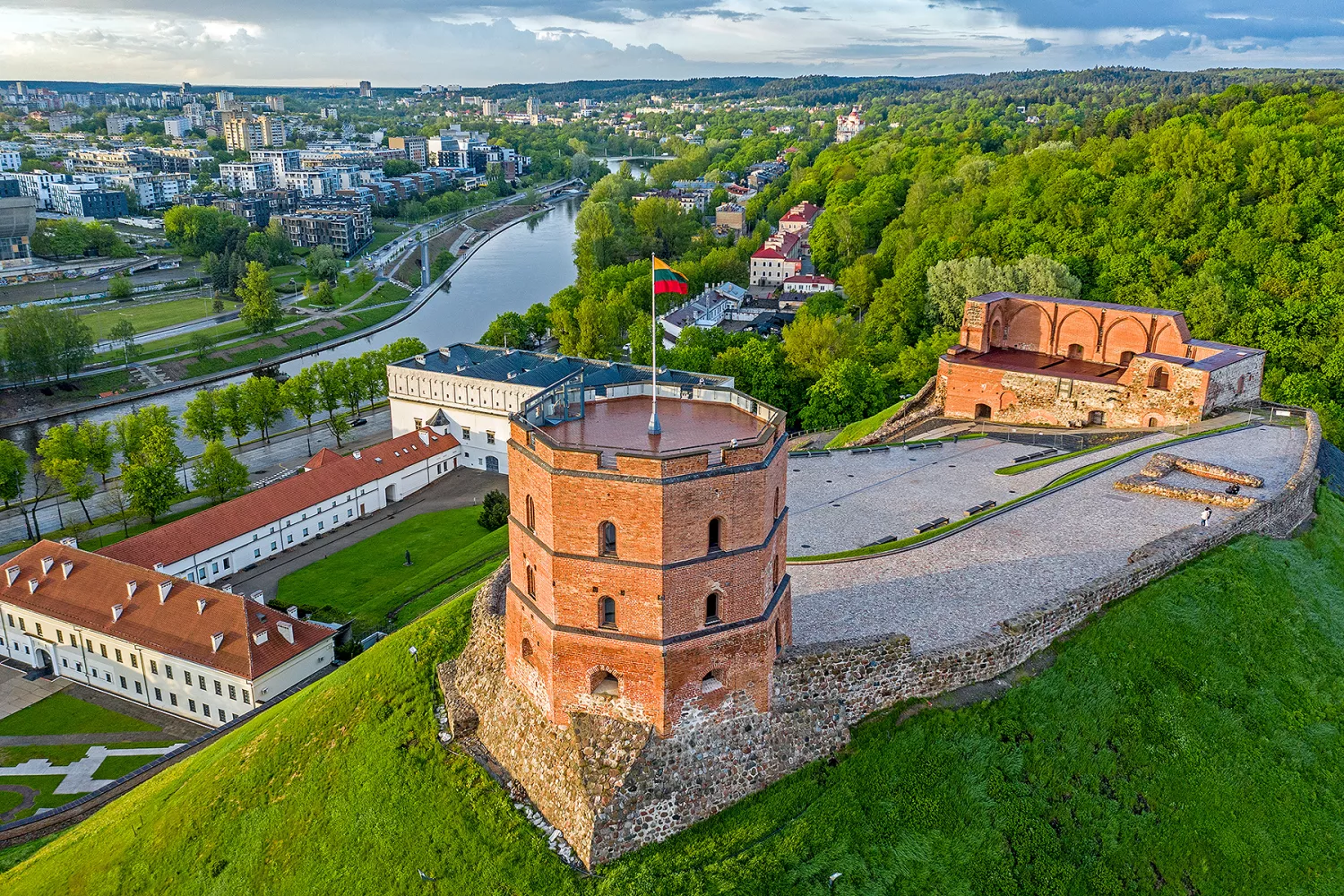 Gediminas Tower in Vilnius - Lithuania
