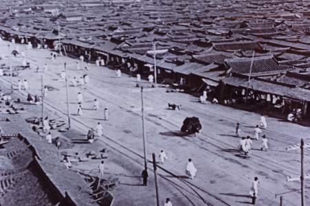 Jongno - Jong-ro - 종로 Road in 1902 - Seoul - South Korea