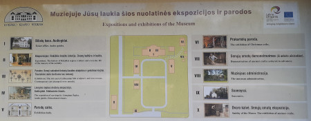 Map of Rokiškis Manor House - Lithuania