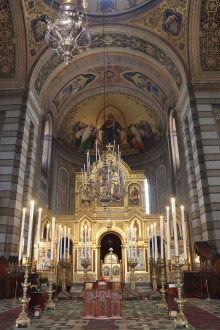 Interior of the Saint Spyridon Church - Trieste - Italy