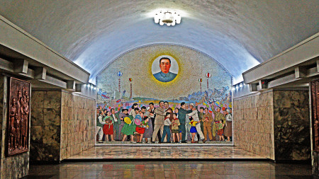 Tongil Metro Station - Pyongyang - North Korea