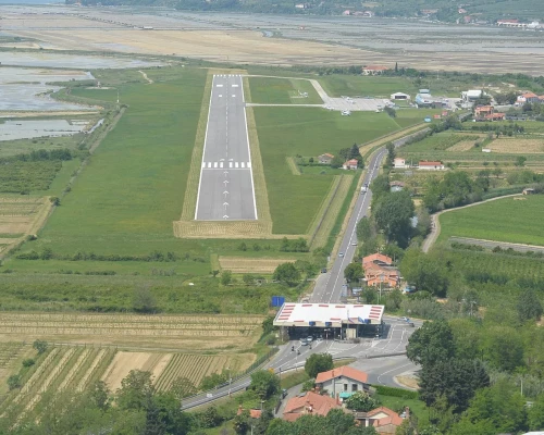 What is the closest airport to Piran, Slovenia?